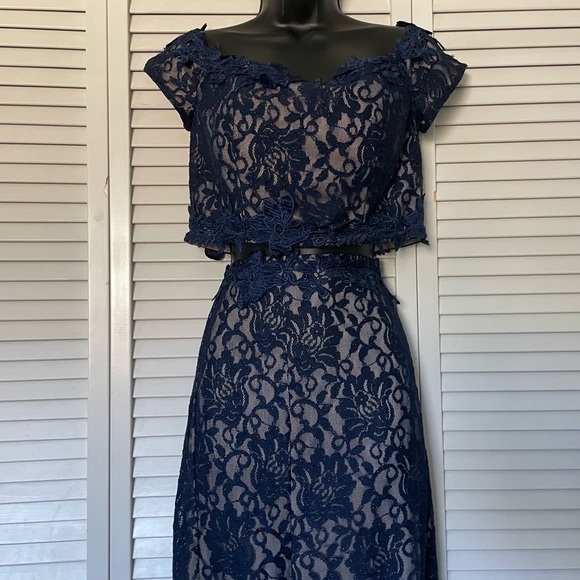 Jcpenney Dresses Navy Blue Blue Jcpenney Dressy Dresses Navy Blue Jcpenney  Formals Prom Dress